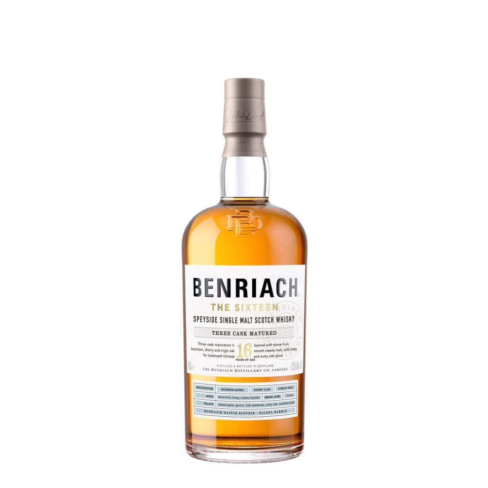 BenRiach 16 Year Old Single Malt Scotch Whisky 750ml