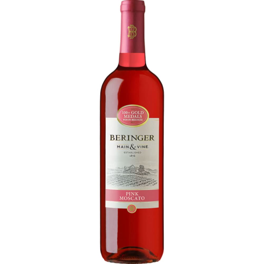 Beringer Vineyards Main & Vine California Pink Moscato 750ml