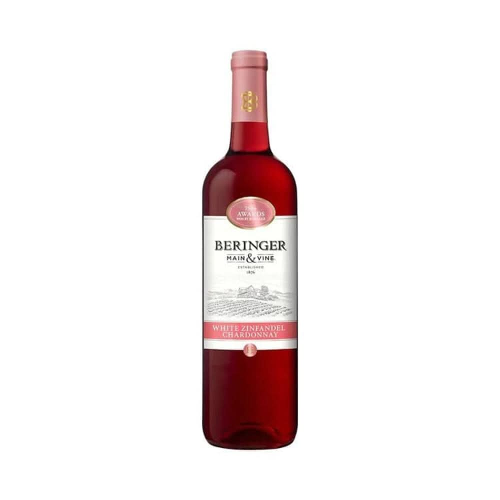 Beringer Vineyards California Collection Premier Vineyard Selection PVS White Zinfandel Chardonnay 750ml