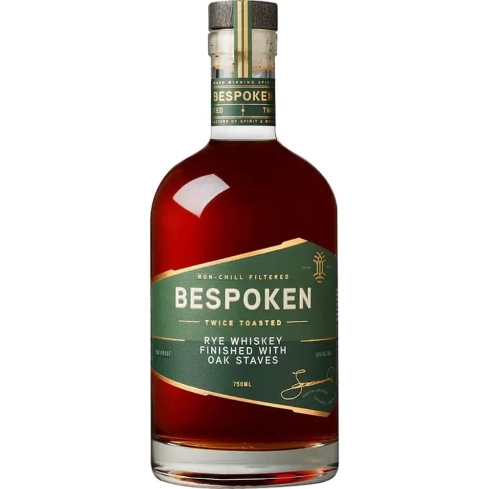 Bespoken Spirits Twice Toasted Rye Whiskey 750ml