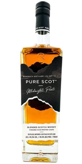 Bladnoch Distillery Pure Scot Midnight Peat Blended Scotch Whisky 700ml