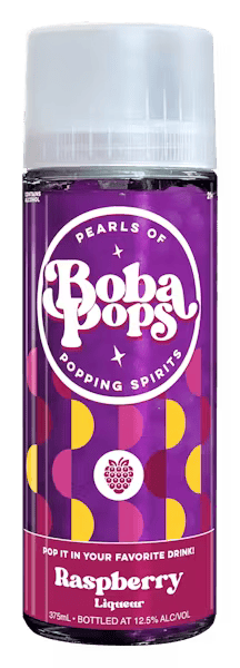 Cocktail Caviar Boba Pops Raspberry Liqueur 375ml