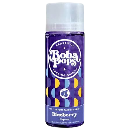 Boba Pops Blueberry 375ml