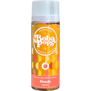 Boba Pops Peach 375ml