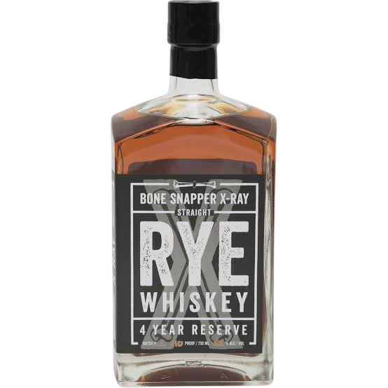 Bone Snapper X-Ray Rye Whiskey 4 Year Reserve 750ml