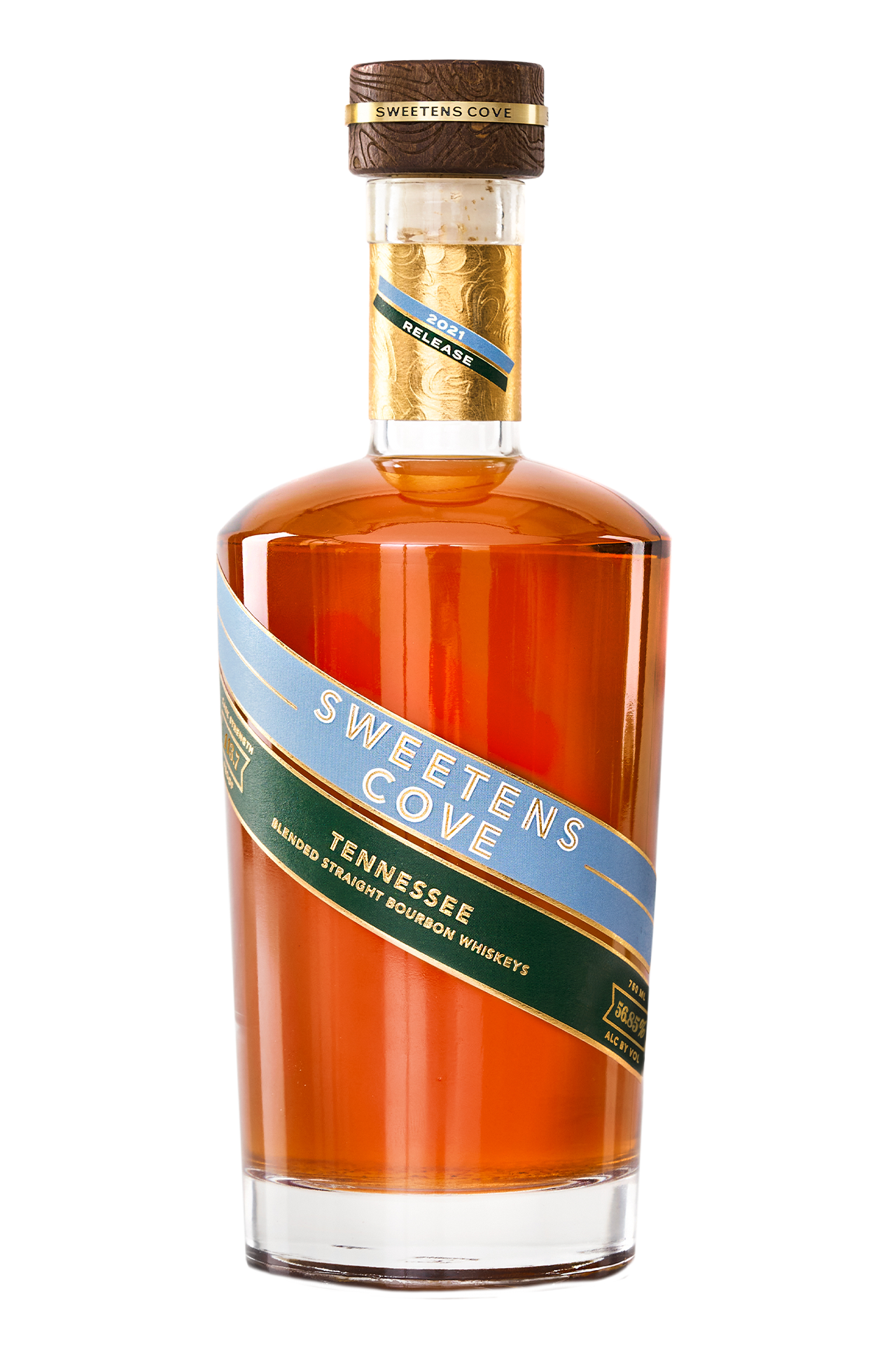 2021 Sweetens Cove Cask Strength 13 Year Old Straight Bourbon Whiskey 750ml