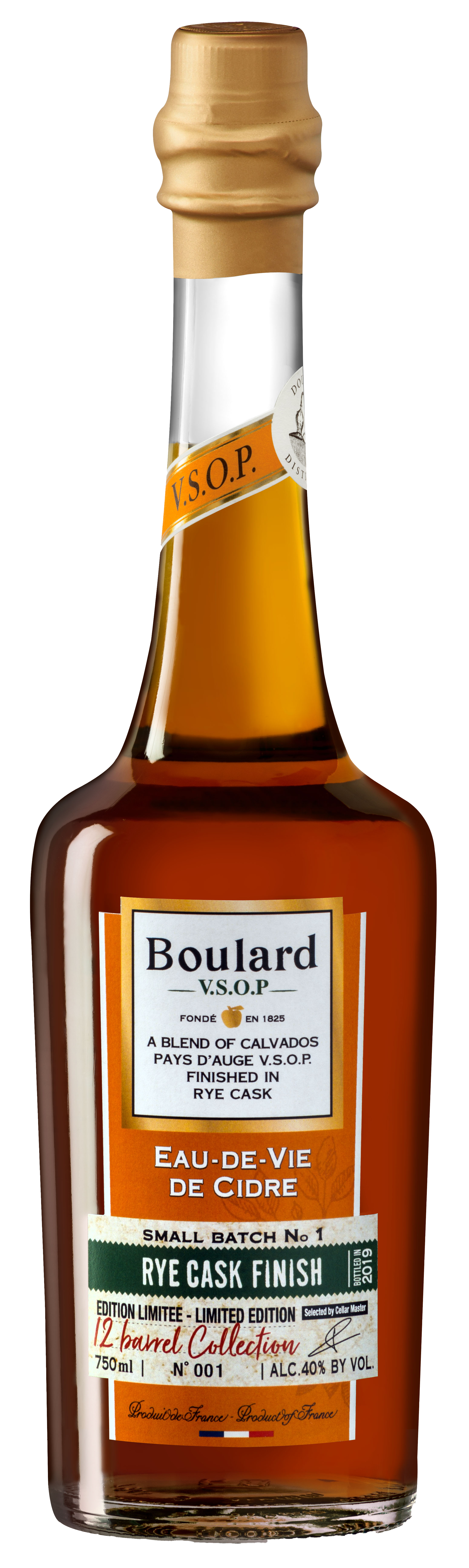 Boulard VSOP Rye Cask Finish Calvados Pays d'Auge 750ml