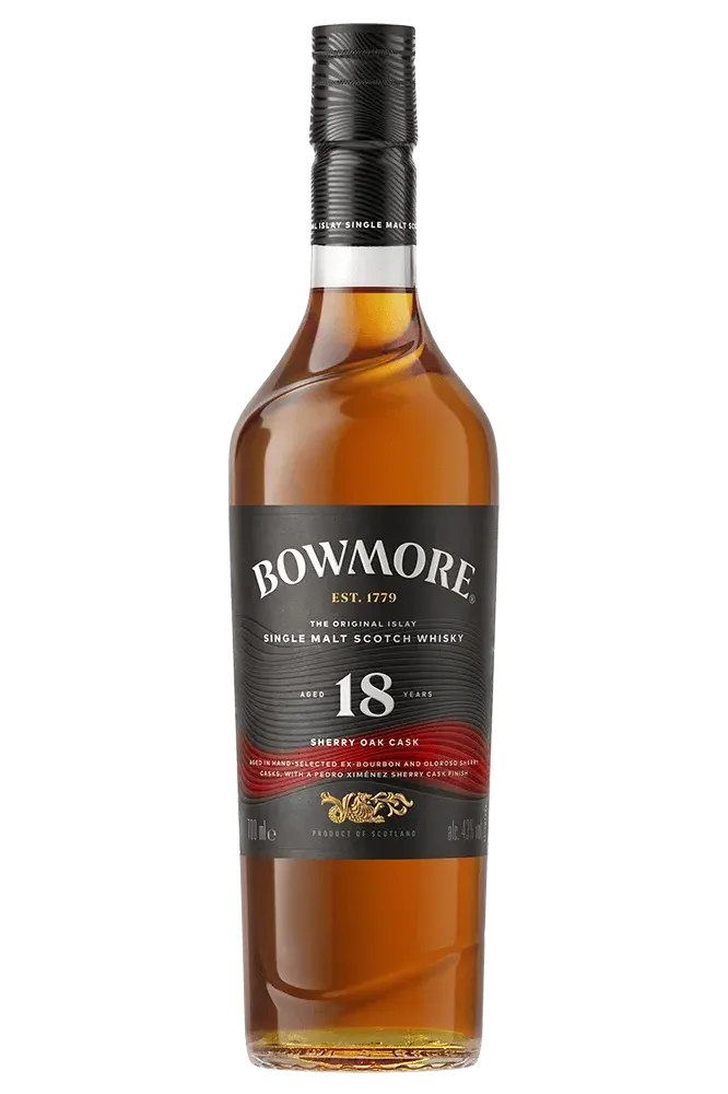 Bowmore Sherry Oak Cask 18 Year Old Single Malt Scotch Whisky 750ml