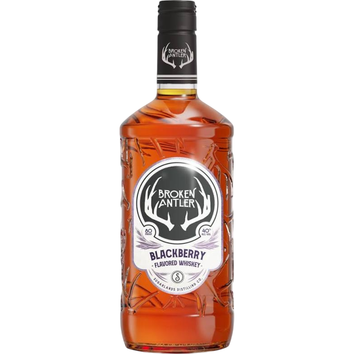 Broken Antler Blackberry Flavored Whiskey  40% Alc/Vol 700mL
