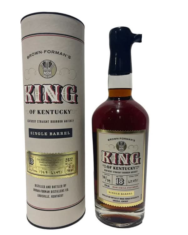 Brown Forman's King of Kentucky Single Barrel Straight Bourbon Whiskey 750ml