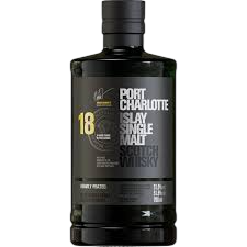 Bruichladdich Distillery Islay Port Charlotte Islay Single Malt 18 year 700 ml