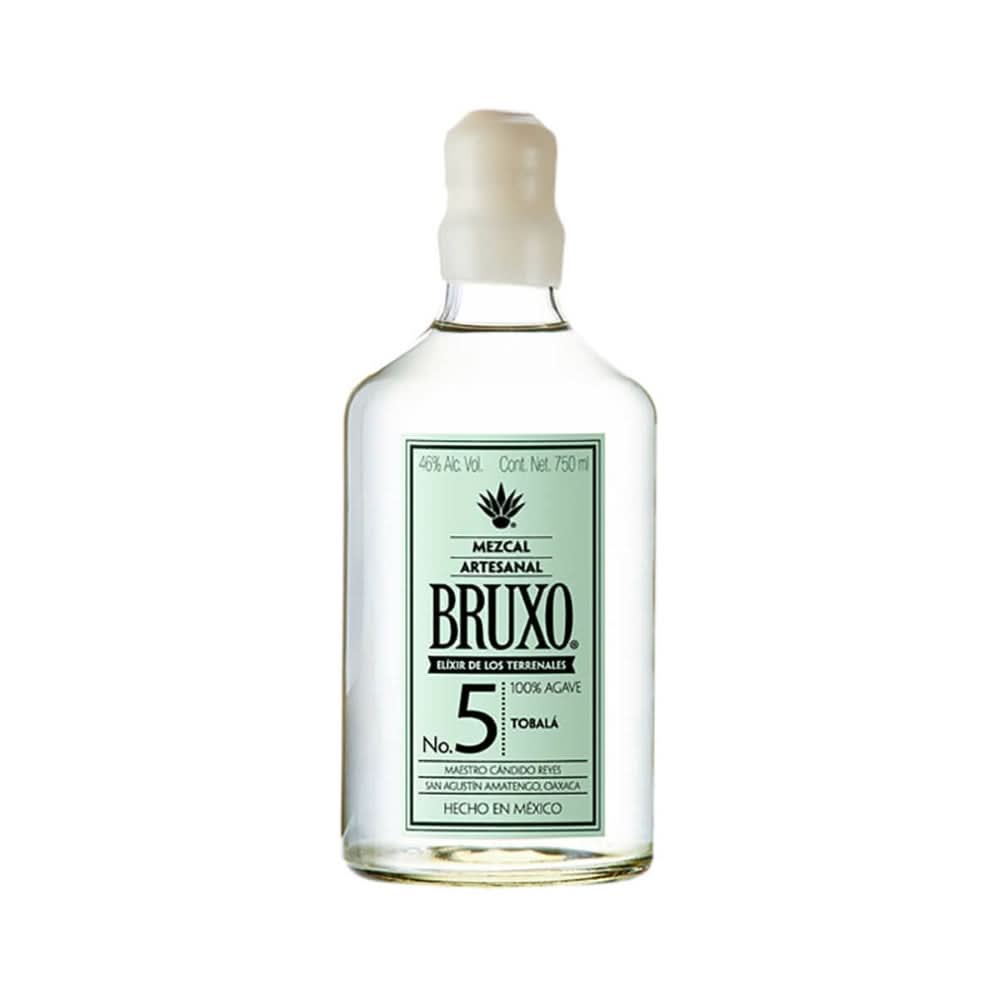 Bruxo Mezcal Artesanal Joven No. 5 Tobala 750ml