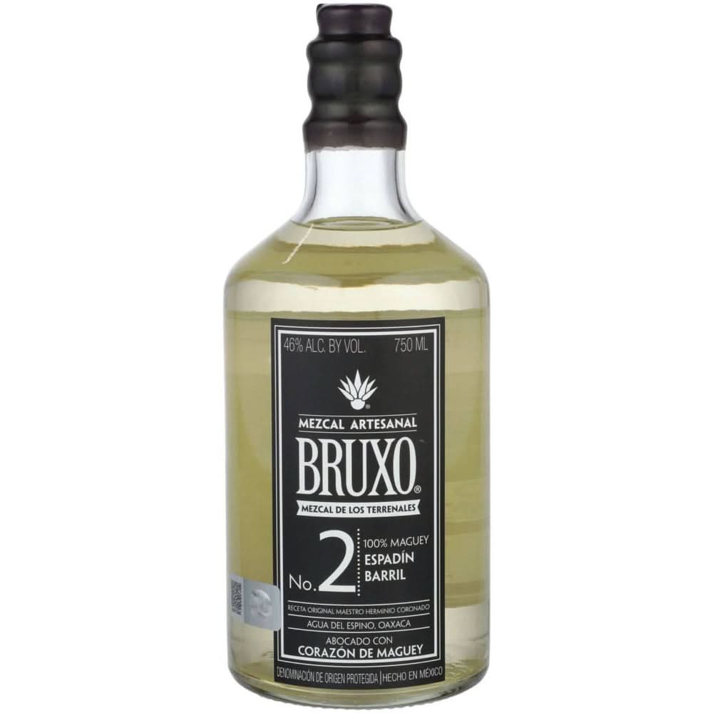 Bruxo Mezcal Artesanal No. 2 Espadin Barril Pechuga De Maguey 750ml