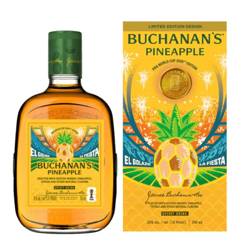 2026 Buchanan's Pineapple FIFA World Cup Limited Edition 12 Year Old Blended Scotch Whisky 750ml