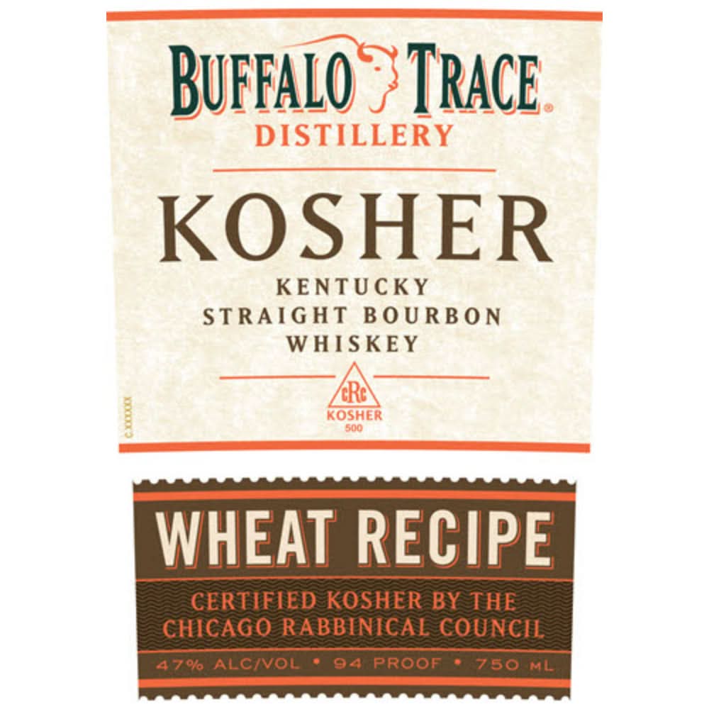 Buffalo Trace Distillery Kosher Straight Rye Whiskey 750ml
