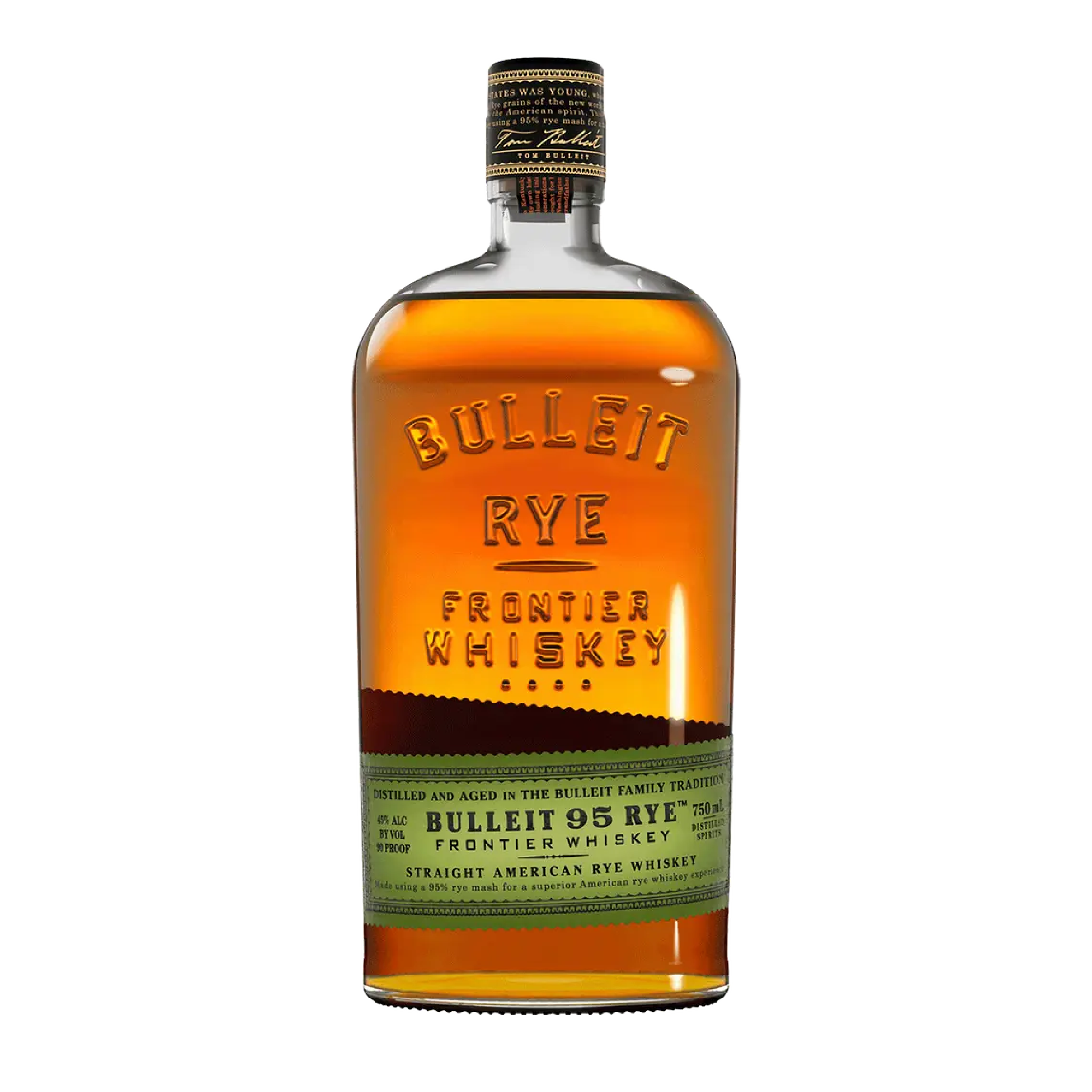 Bulleit 95 Small Batch American Straight Rye Mash Whiskey 750ml