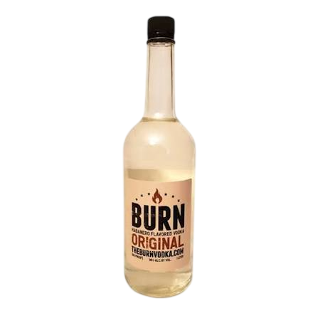 Burn Habanero Flavored Vodka Original 750 ml
