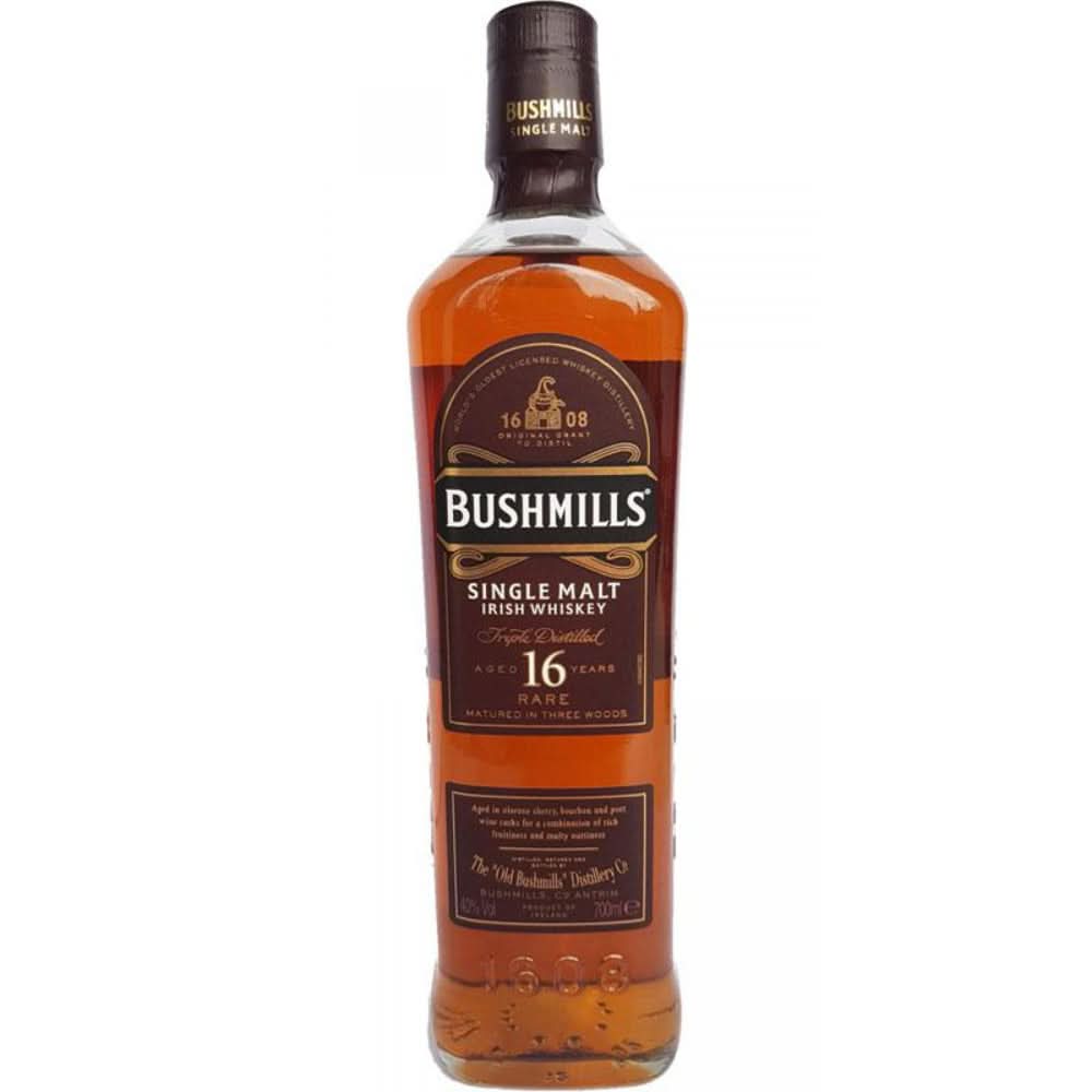 Bushmills 16 Year Old Single Malt Irish Whiskey 750ml