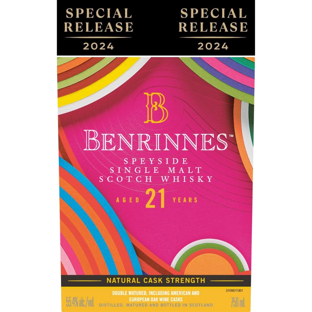 2024 Benrinnes 21 Year Old Single Malt Scotch Whisky 750ml