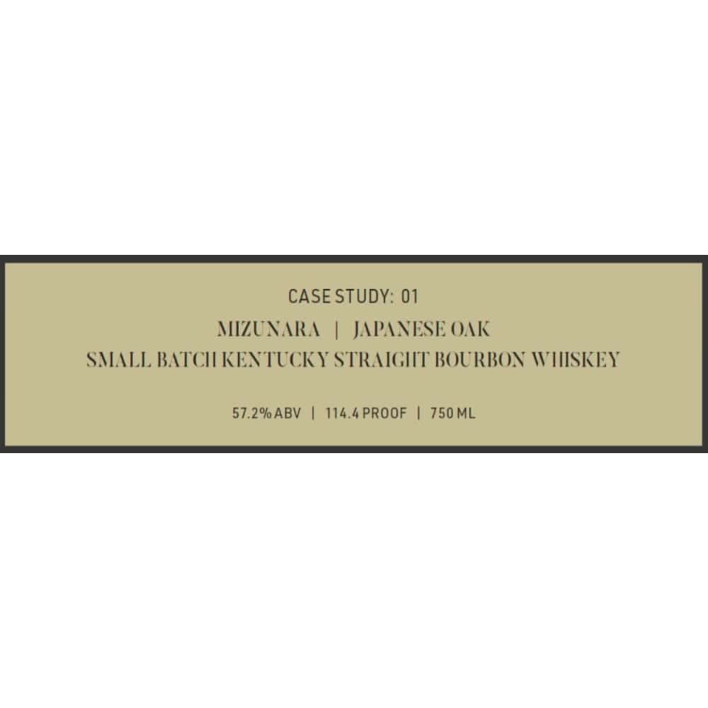 Frank August Case Study 01 Mizunara Japanese Oak Cask Small Batch Straight Bourbon Whiskey 750ml