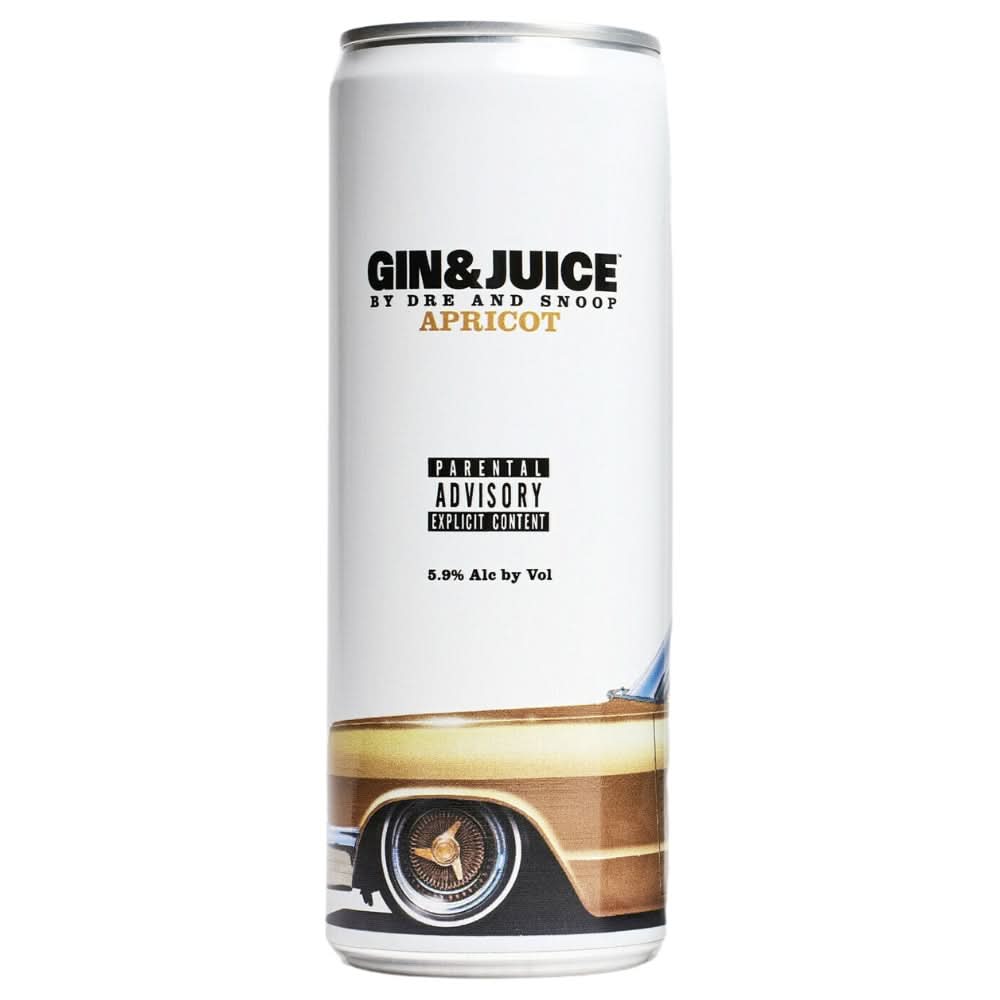 Gin & Juice By Dre And Snoop Apricot Ready-to-Drink 355ml 4-Pack