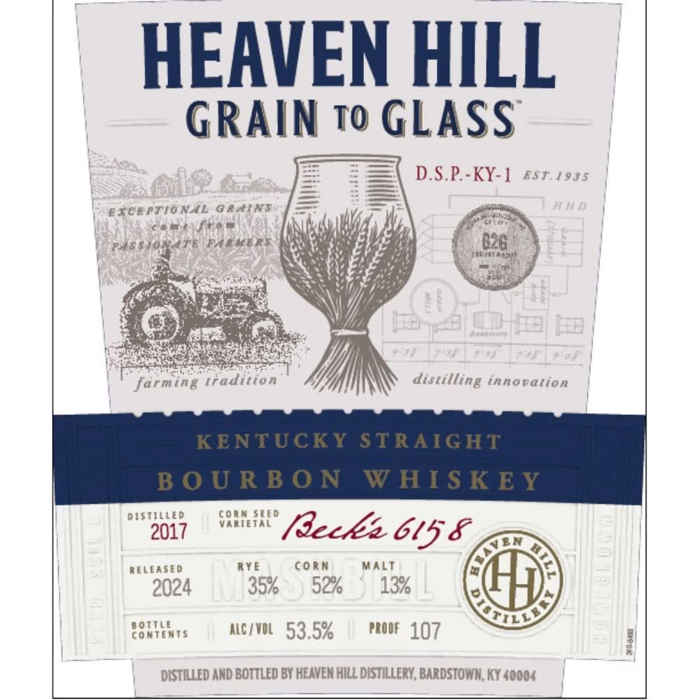 Heaven Hill Grain to Glass Kentucky Straight Bourbon Whiskey 750ml