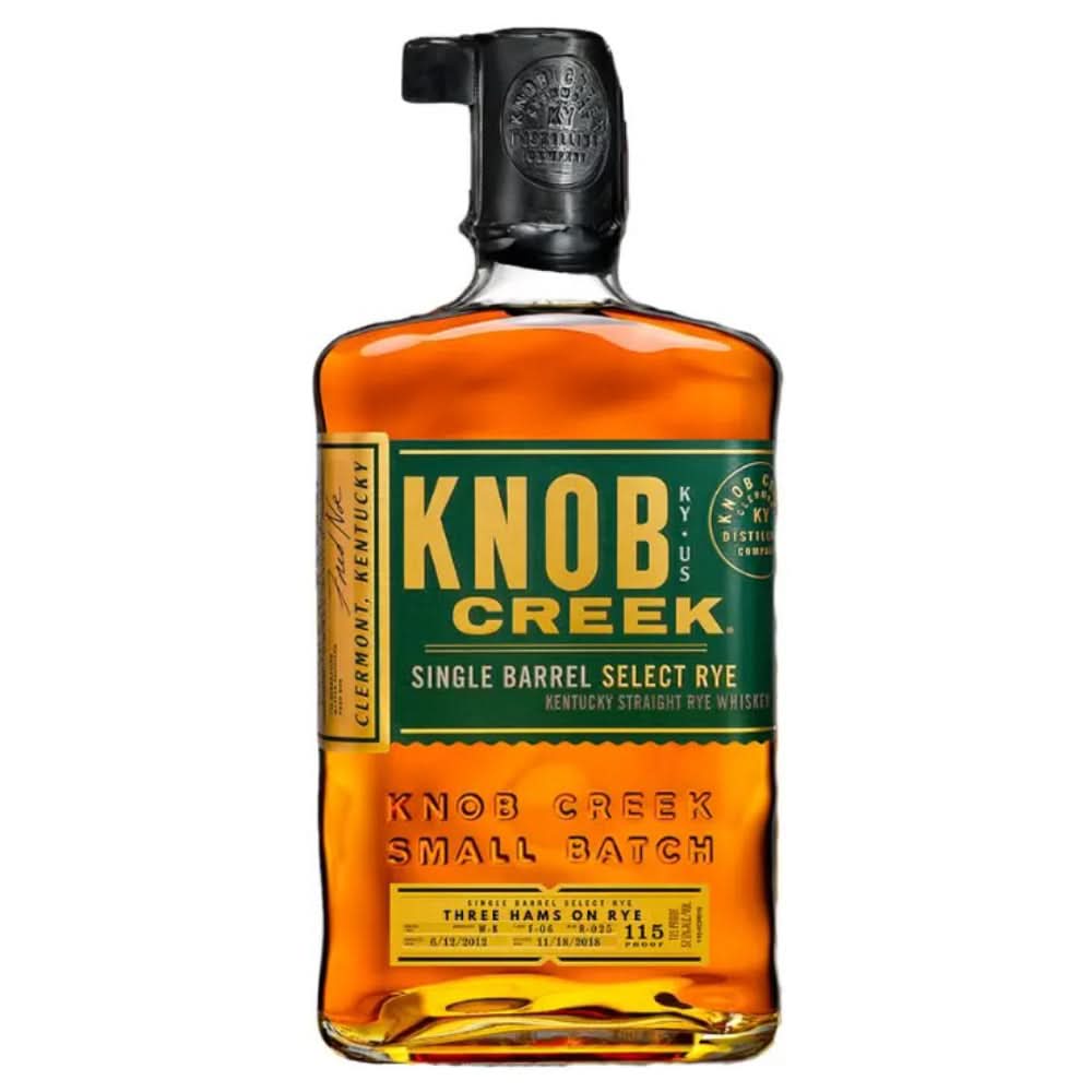 Knob Creek Three Hams On Rye Single Barrel Select Rye Whiskey 750ml