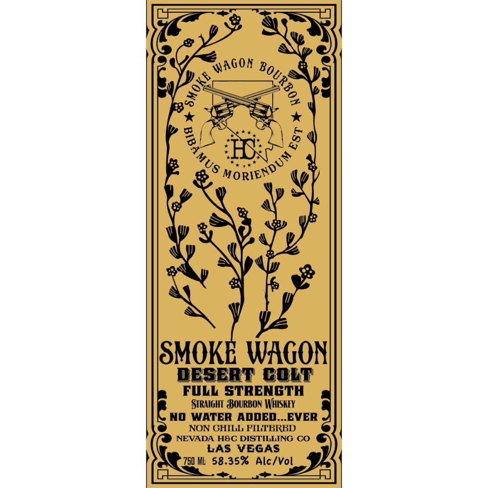 Smoke Wagon Desert Colt Full Strength Straight Bourbon Whiskey 750ml