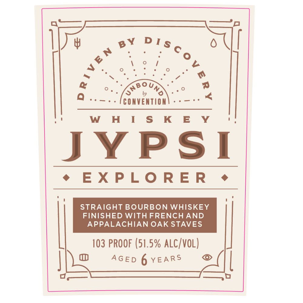 JYPSI Explorer Straight Bourbon Whiskey 750ml