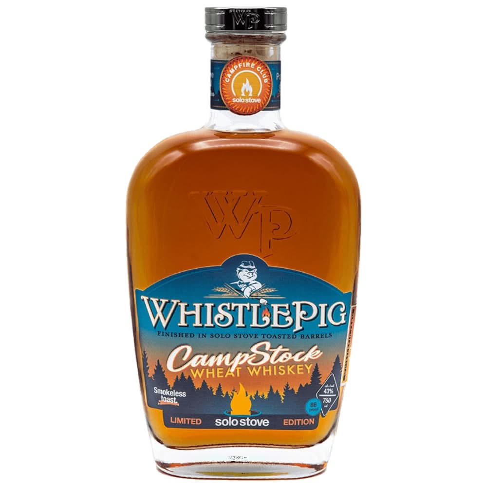 WhistlePig CampStock Wheat Whiskey 750ml Bundle 3 Pack