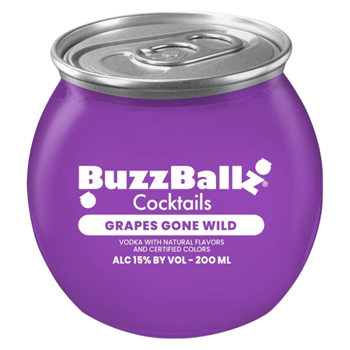 BuzzBallz Grape Ready-to-Drink Cocktail 200ml