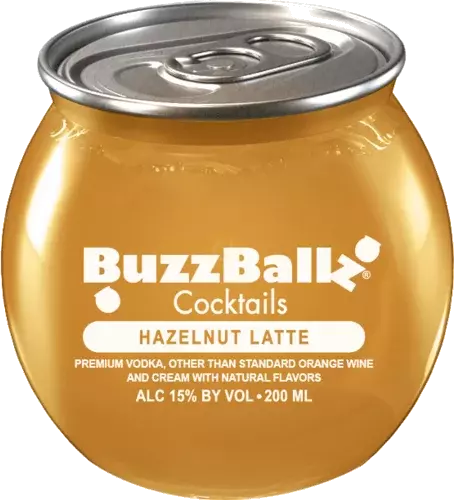 Buzz Ballz Hazelnut Latte Cocktails 200ml