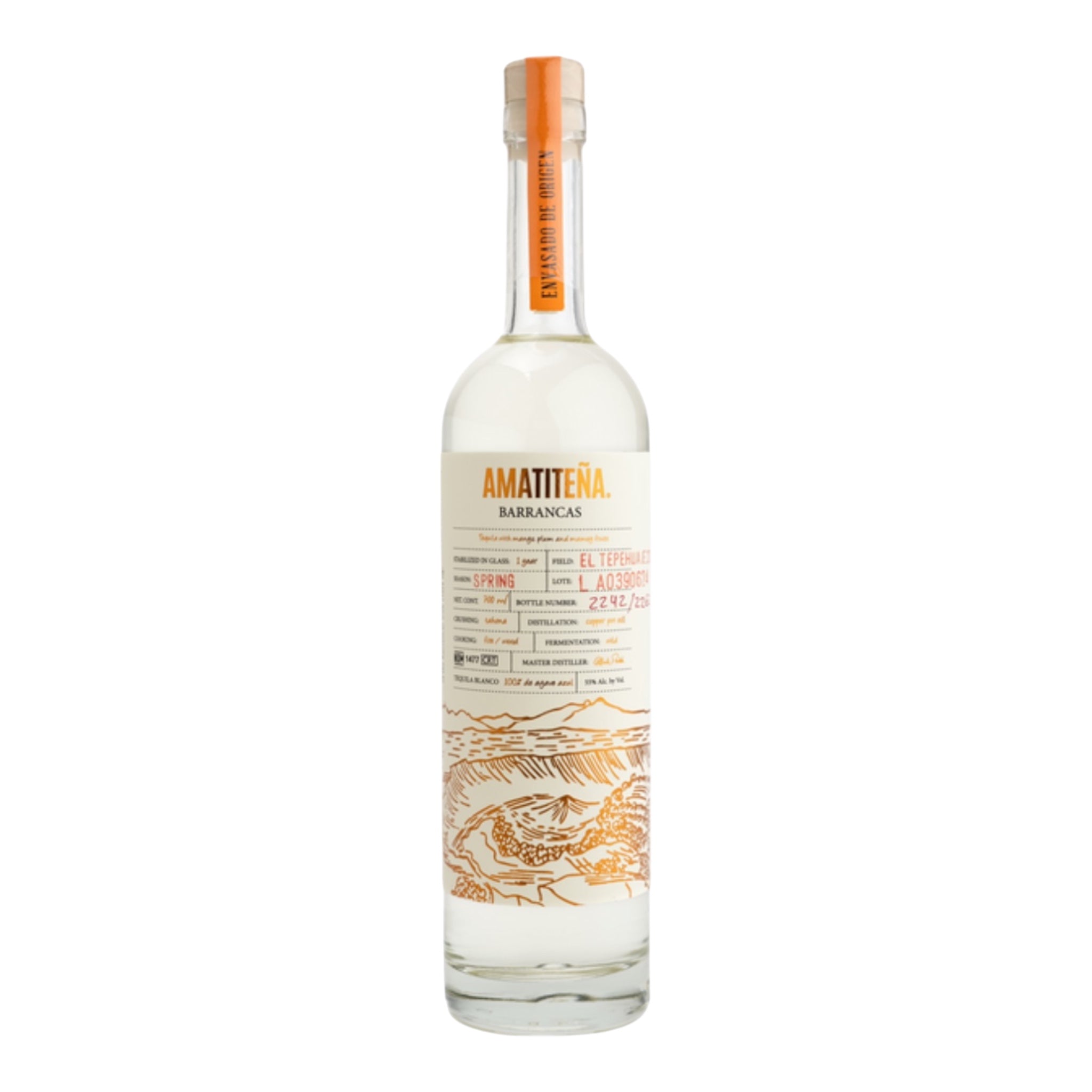 Amatitena Barrancas Blanco Tequila 750ml