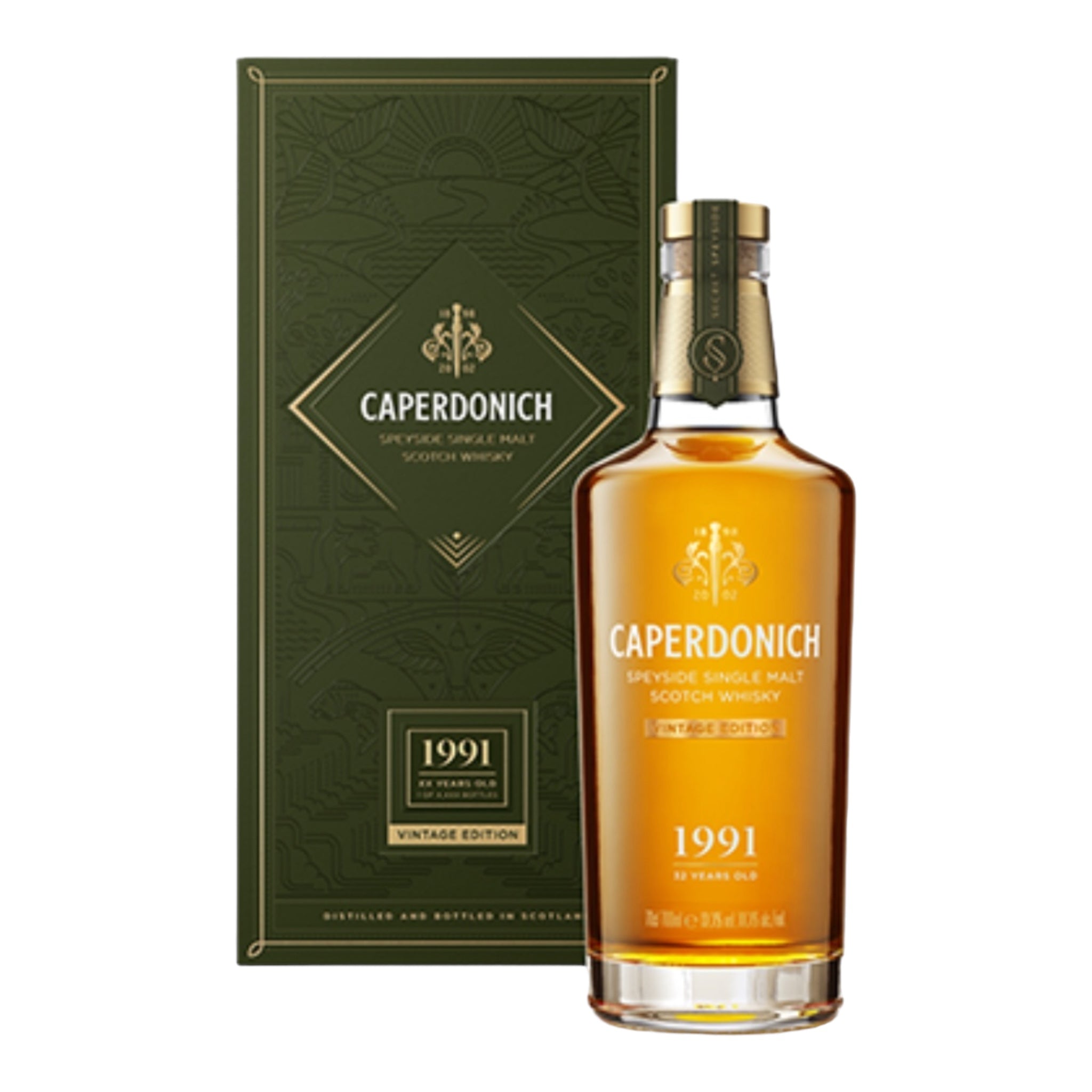 1991 Secret Speyside Caperdonich Vintage Edition 32 Year Old Single Malt Scotch Whisky 750ml