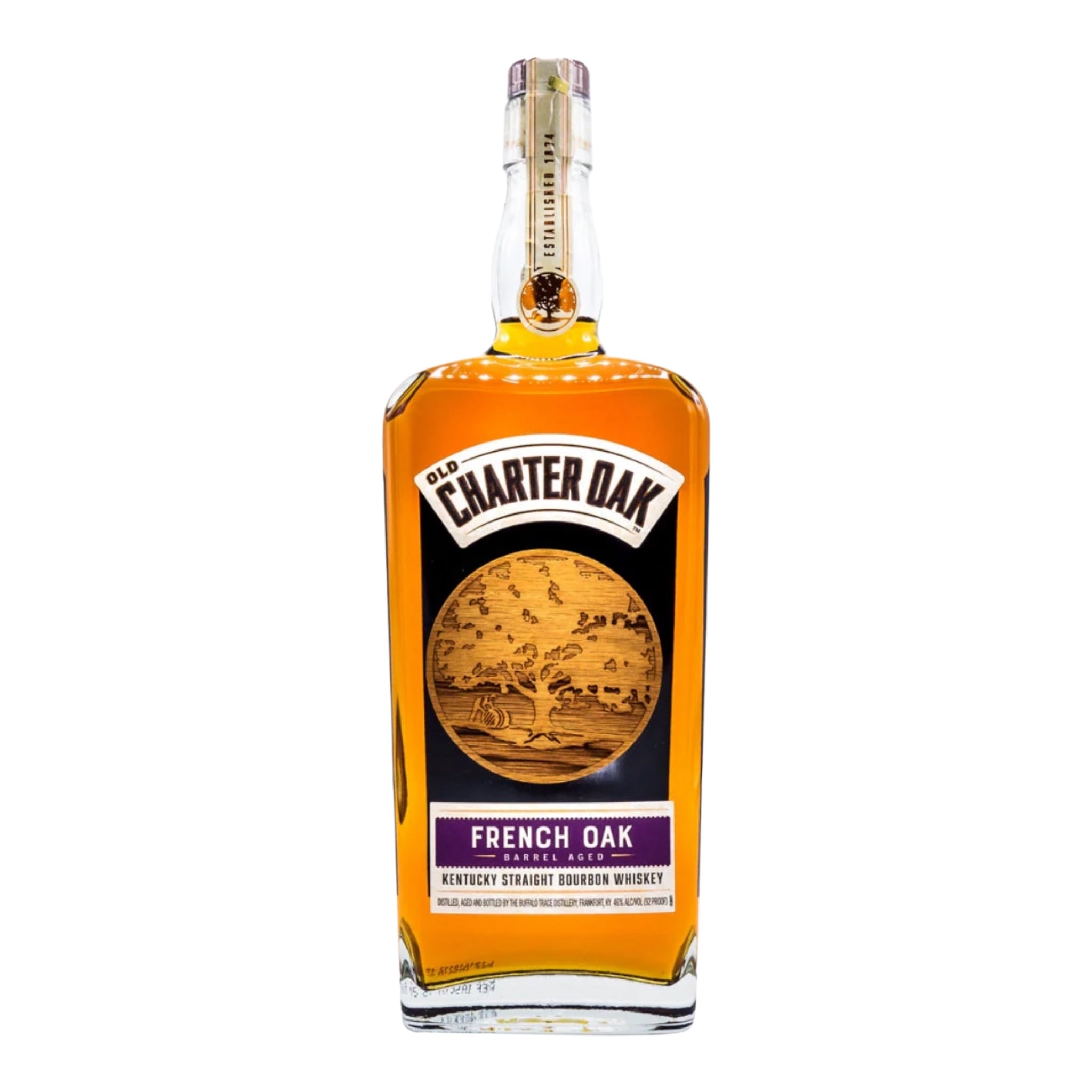 Old Charter Oak French Oak Kentucky Straight Bourbon Whiskey