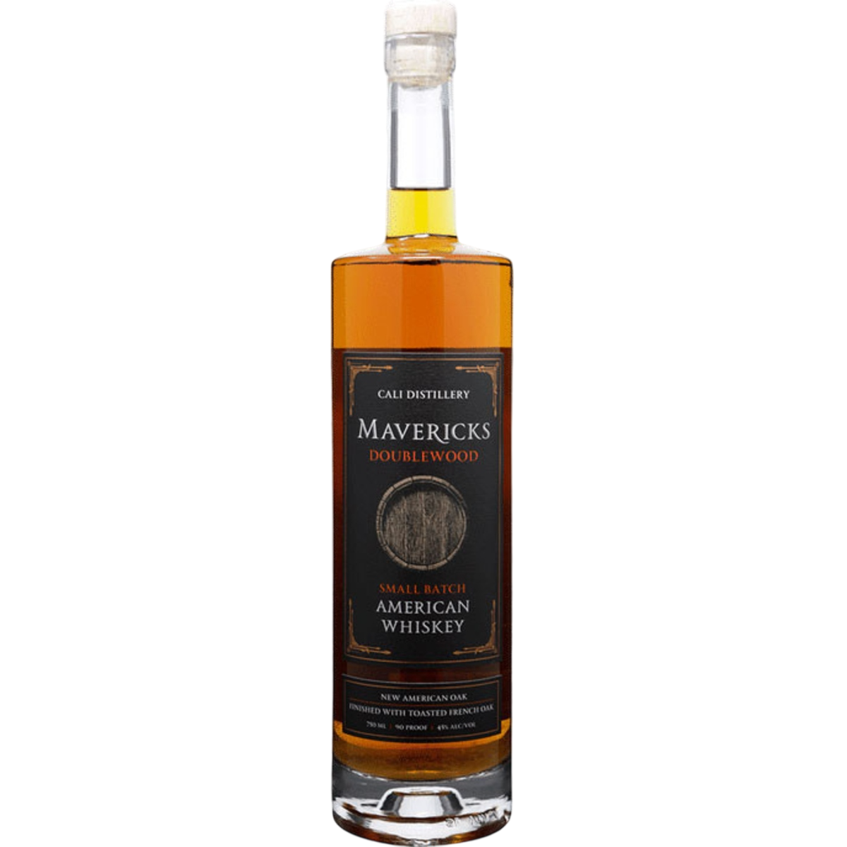 Cali Distillery Mavericks Double Wood Small Batch American Whiskey 750 ml