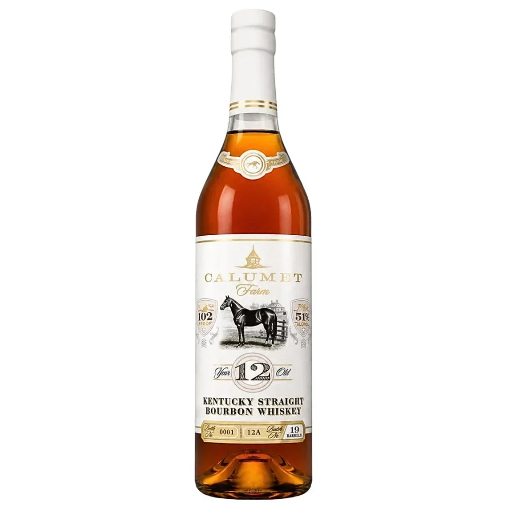 Calumet Farm 12 Year Old 102 Proof Kentucky Straight Bourbon Whiskey 750ml