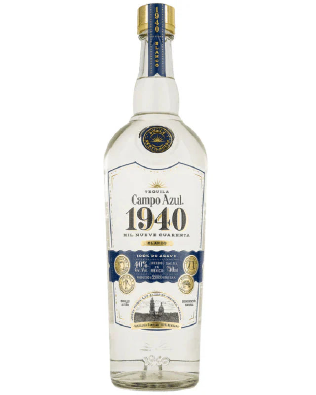 Campo Azul 1940 Blanco Tequila 750ml