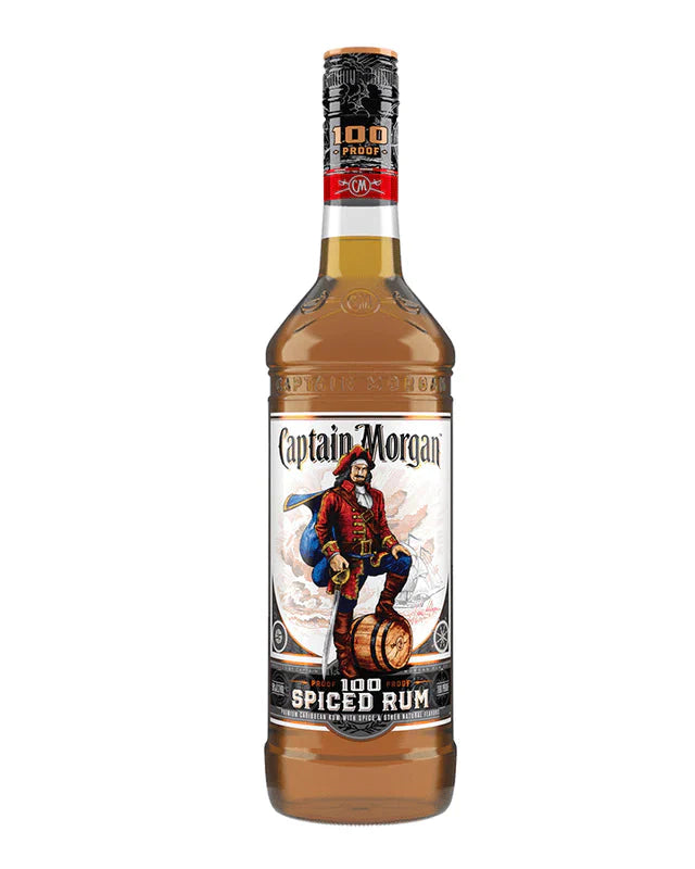 Captain Morgan 100 Proof Spiced Rum 750ml