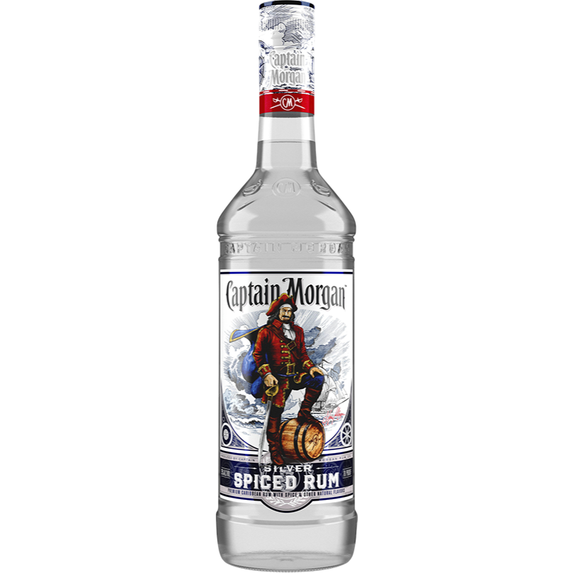 Captain Morgan Silver Spiced Rum 750ml