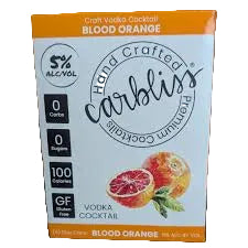 Carbliss Blood Orange Vodka Cocktail 4-Pack