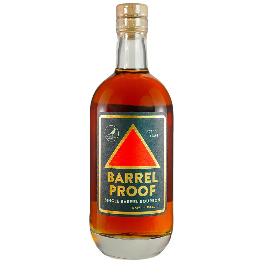 Cardinal Spirits Barrel Proof 5 Year Old Single Barrel Bourbon Whiskey 750ml