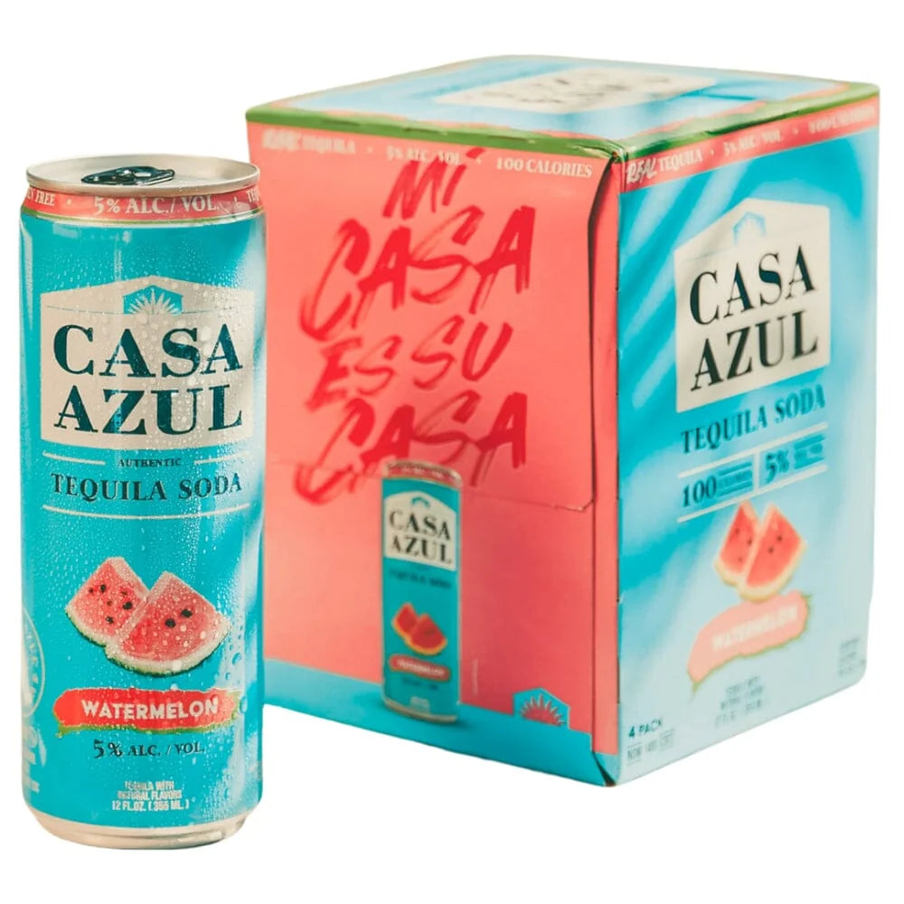 Casa Azul Watermelon Tequila Soda 4-Pack