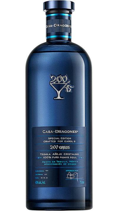 Casa Dragones Special Edition Karol G 200 Copas Tequila Anejo 750 ml