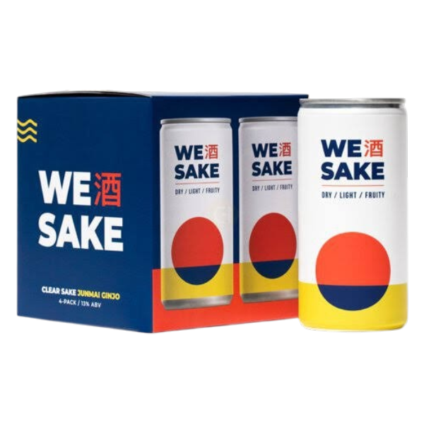 We Sake Clear Sake Junmai Ginjo (4 Pack) 200ml