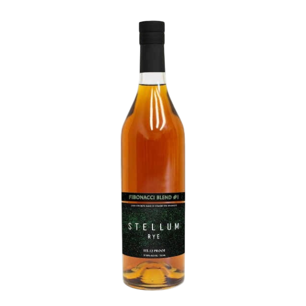Stellum Fibonacci Blend #1  Cask Strength Blend Straight Rye 115.12 Proof 750 ml