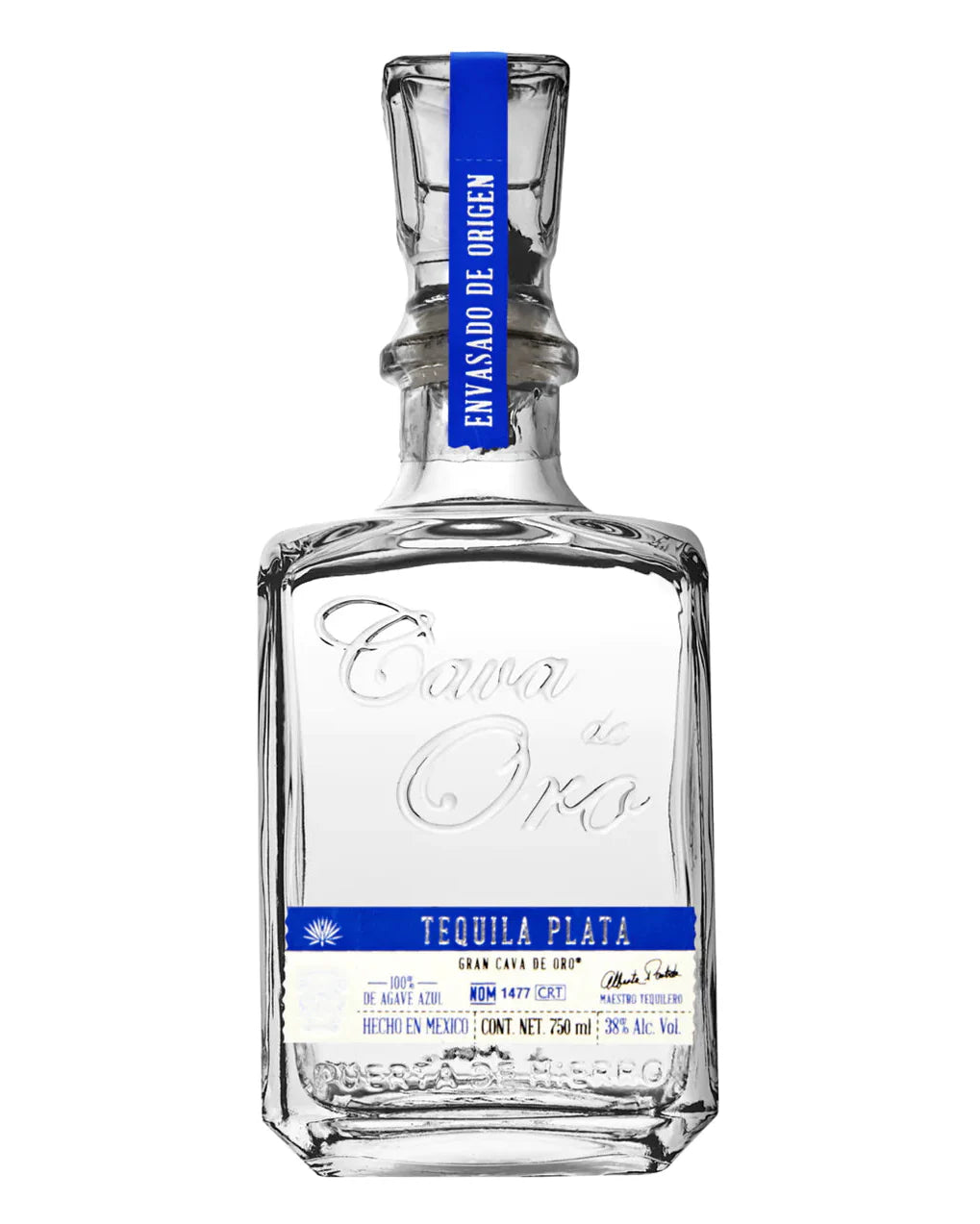 Cava De Oro Plata Tequila 750ml