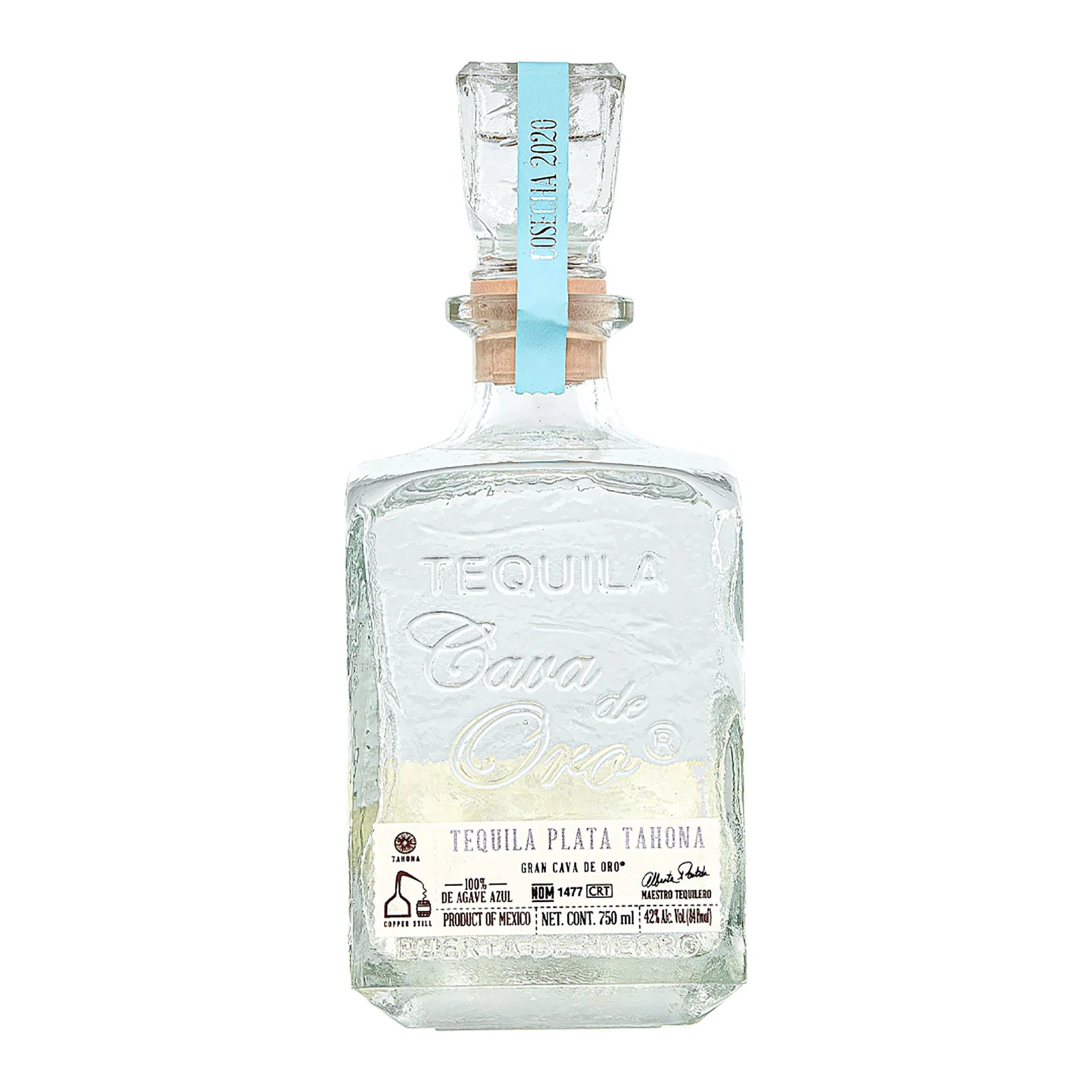 Cava de Oro Tahona Plata Tequila 750ml