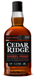 Cedar Ridge Barrel Proof Straight Bourbon Whiskey 750ml