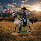 Liberty Legacies Buffalo Soldier Figurine American Bourbon Whiskey 700ml